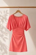 hirigin Women's Short Sleeve Bodycon Mini Dress